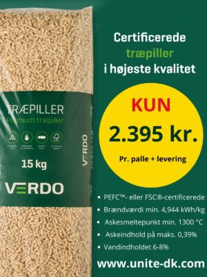 Verdo Premium træpiller 6 mm 15 kg