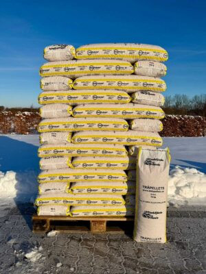 DalaPellets 8 mm <br> 16 kg / 832 kg <br> <span>Svenske træpiller</span>