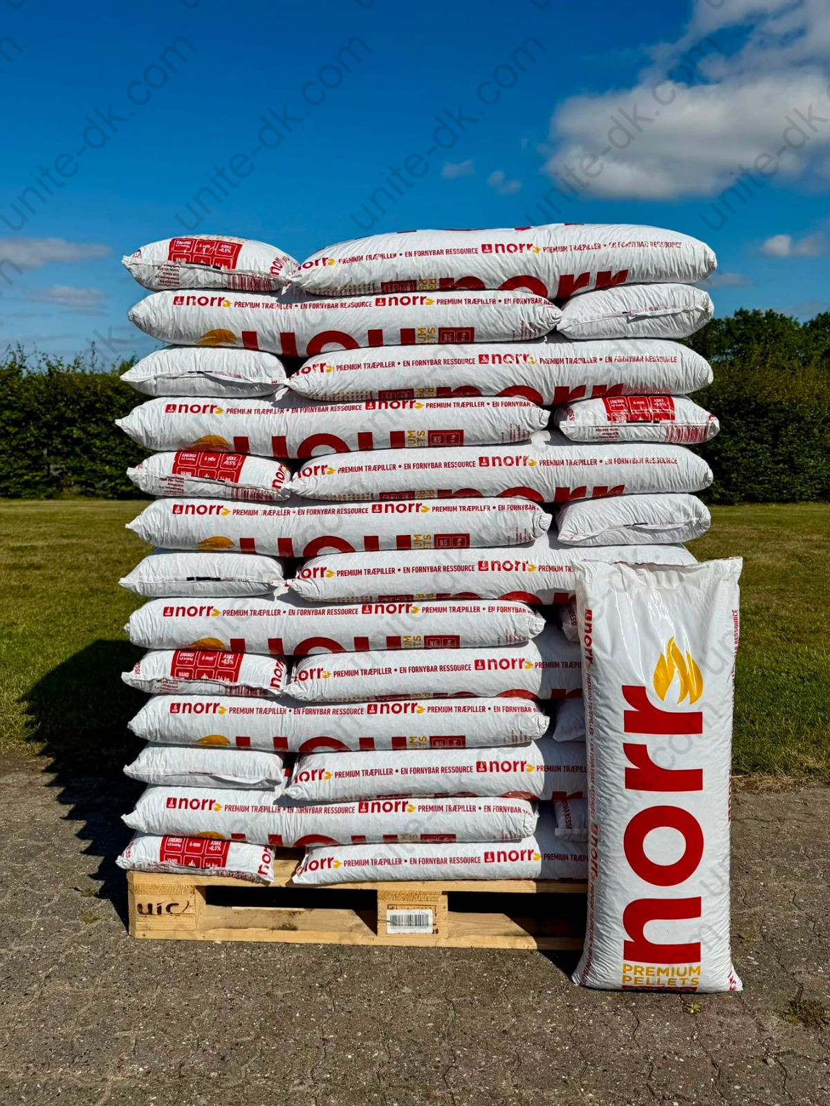 Södra Norr 6 mm <br> 16 kg / 832 kg <br> <span>Svenske træpiller</span>